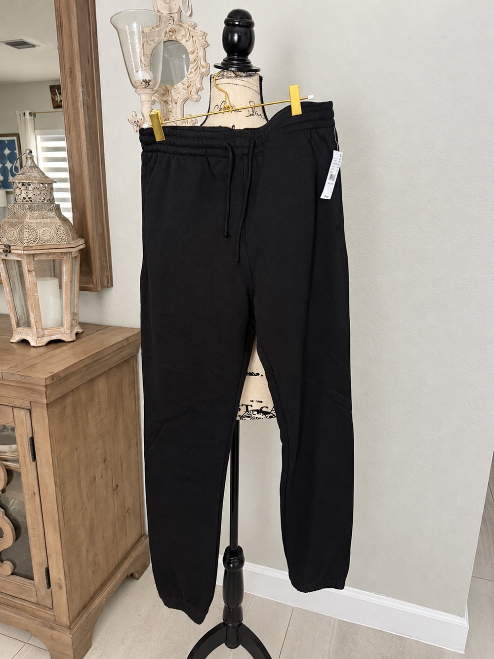 PacSun Black Drawstring Jogger Sweatpants Size Small NWT